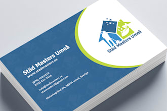 do professional modern business card design