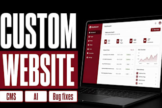 develop laravel php websites with admin panel