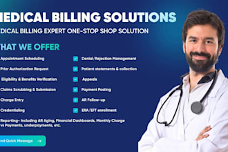 be your medical biller for medical billing, payment posting, denial handling