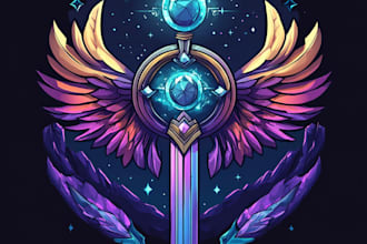 design medieval, fantasy,  gaming logo