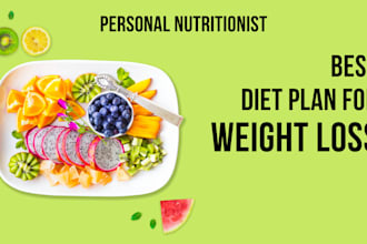 create a personalized diet plan and guide you to a healthy lifestyle