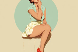 create stunning pinup art for any purpose