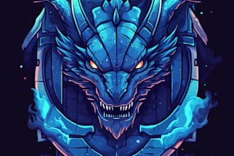 make a fantasy game logo and branding