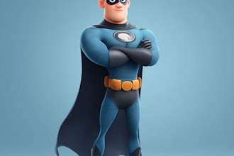superhero cartoon character for you