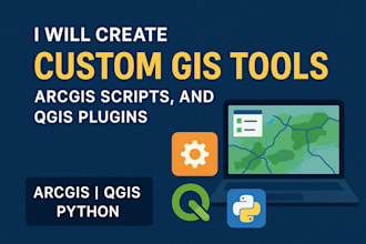 custom arcgis python scripts and qgis plugins for gis automation