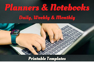 design notebook, journal, planners, diary cover and pages