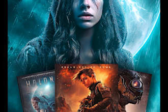 design fantasy, sci fi, horror, and dystopian book cover art