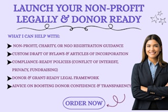 register your non profit, charity, or ngo and prepare compliance documents