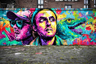 design graffiti wall art, murals wall arts, wall art design