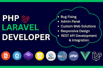 be your expert PHP laravel developer