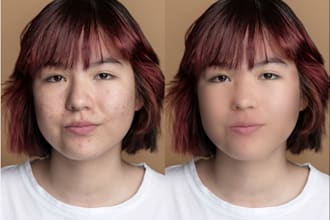 retouch photos and remove acne naturally