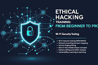 teach wifi hacking and network scanning