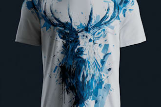 design a creative tshirt illustration
