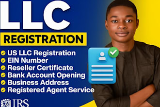 us llc registration, ein for US and non US residents, amend llc ein, US bank