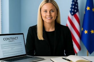 draft professional international business contracts with legal compliance