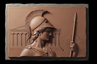 convert 2d image 3d bas relief model jpeg png bas relief printing 3d printing