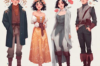 illustrate your oc or dnd character art
