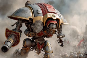 paint a warhammer illustration