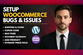 setup woocommerce taxes, dynamic pricing rules and shipping