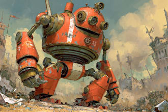 make a warhammer illustration