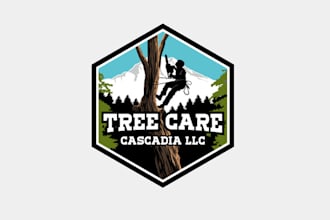 make important tree care mountains rivers logo