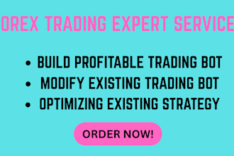 build and develop profitable trading bot and forex  ea