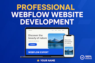 develop webflow website design