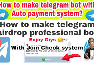 develop custom telegram airdrop bots and engaging mini games