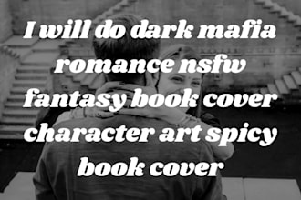 do dark mafia romance nsfw fantasy book cover character art spicy book cover