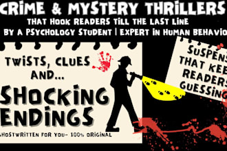 ghostwrite custom crime and mystery thriller stories