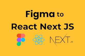 convert the figma design to react or next js with tailwind CSS
