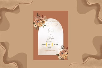 create custom invitation card designs for any events