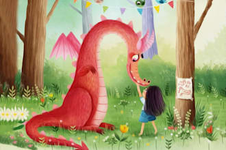children story book illustration children story book illustration