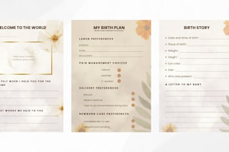 create a mystical pregnancy journal for expecting mothers