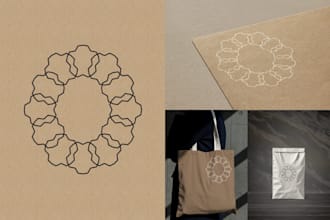 design bespoke minimalist modern logo for your brand