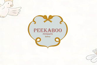 design a minimalist, feminine logo