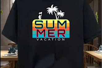 summer t shirt design