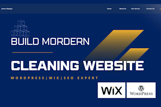 design booking cleaning business website with bookingkoala or wix website