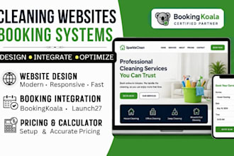 fix bookingkoala pricing cost calculator  booking scheduling cleaning website