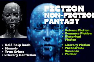 be your ghostwriter, ebook writer, non fiction book writer