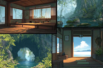 design a high quality fantasy sci fi and environment concept art