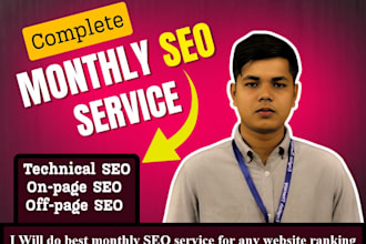 do best monthly SEO service for any website ranking