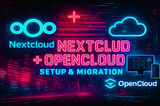 deploy nextcloud or opencloud private server with office suite