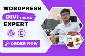 build professional divi 5 wordpress website using divi theme and divi builder