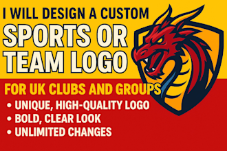 design professional sports or team logo that stands out in the UK and US market
