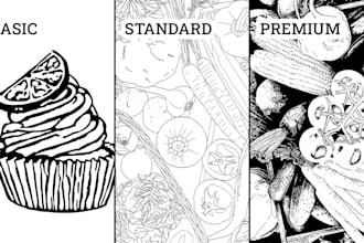 convert images to vectors and create vector sketches