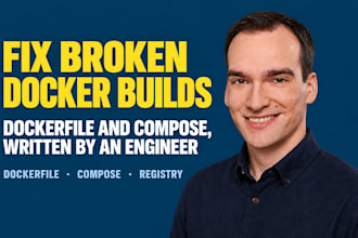 fix docker errors and write a production dockerfile and docker compose