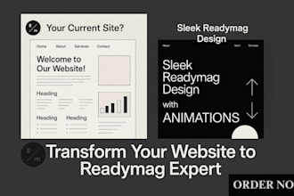 design readymag website landing page readymag animation readymag cms revamp seo