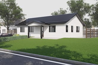 create ultra realistic 3d architectural renderings and modern house design