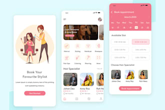 build barber app salon app spa app beauty app hair stylist app